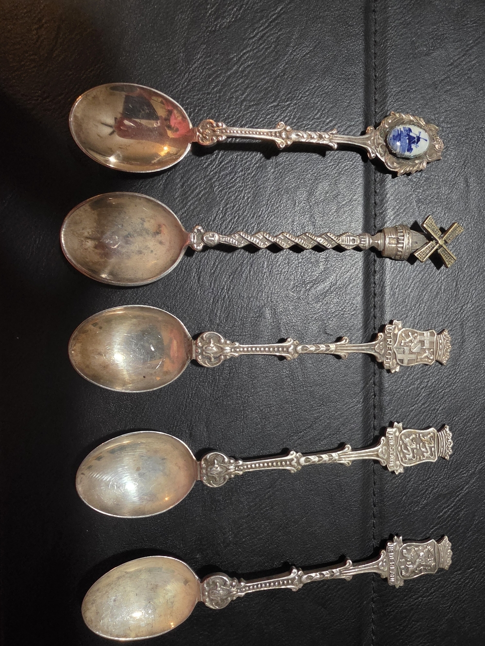 Dutch Silver-plate Collectible Souvenir Spoons